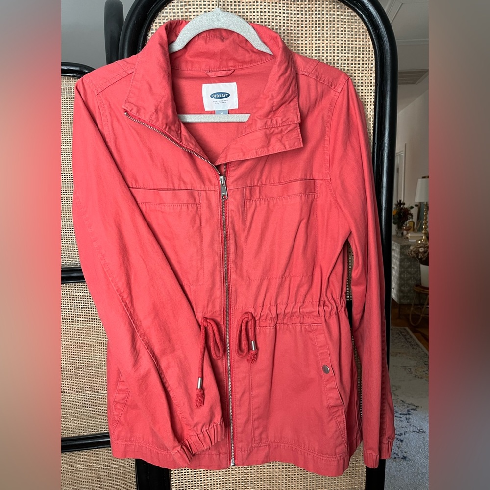 Old Navy coral jacket